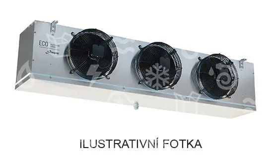 výparník ECO - Luvata GCE353A8ED, 12.00 kW (dT 8 st., R404) s odtáváním